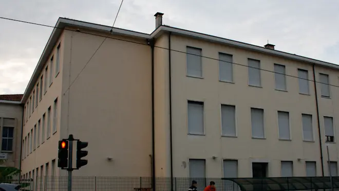 cortile istituto Pacinotti Mestre