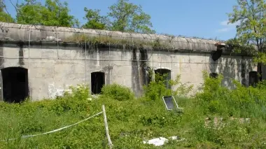 L’area di Forte Pepe, possibile sede del nuovo carcere