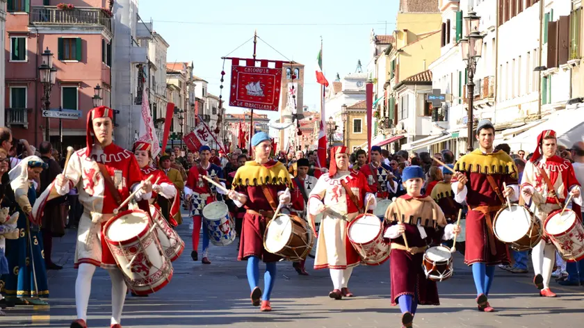 I figuranti in un'edizione passata del Palio