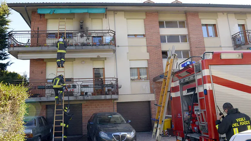 Borghesi Montebelluna principio di incendio in via santa Caterina