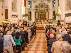 Visita del Patriarca di Venezia Francesco Moraglia a Mestre in occasione dei festeggiamenti di San Michele patrono della città e delle Forze dell'Ordine.