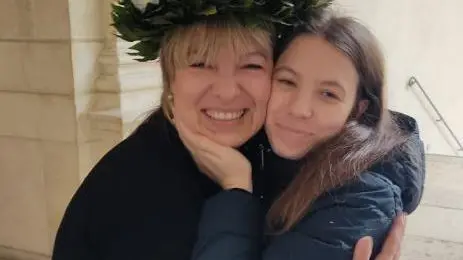Marianna Tiozzo Caenazzo con la figlia Sara, fresche di laurea