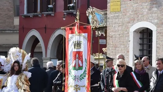 COLUCCI - DINO TOMMASELLA - PORTOGRUARO - CERIMOMIA DI INAURURAZIONE DELLA FIERA DI. S. ANDREA - DISCORSI DEL SINDACO, DELL'ASSESORE ALLA CULTURA FOGLIANI , DEL RAPPRES. DELLA PRO LOCO E DEL RAPPR. DEL COMMERCIO