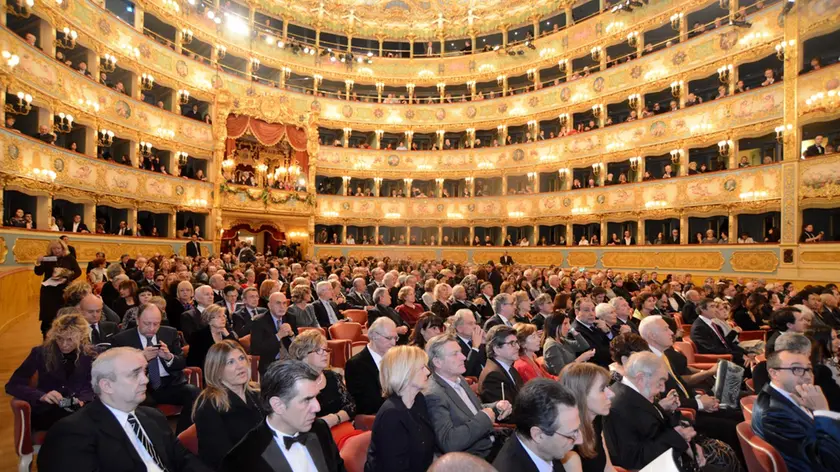 Interpress/M.Tagliapietra Venezia 01.01.2014.- Cocerto di Capodanno. Teatro La Fenice.