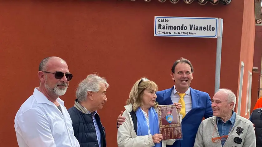 Calle Raimondo Vianello sull'isola di Pellestrina