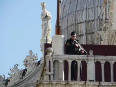 Interpress/M.Tagliapietra Venezia 26.02.2017.- Carnevale. Carabinieri.