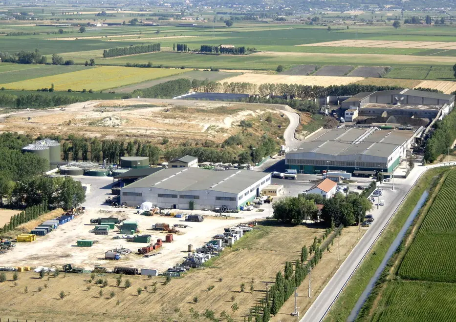 Una parte dello stabilimento Sesa a Este