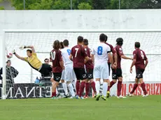 (CRUCCU) PORTOGRUARO 02/06/2013 MATTEO BOEM PORTOGRUARO (MAGLIA GRANATA) VS TRITIUM IL I¡ GOL DELLA TRITIUM