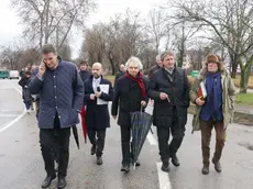 Foto Agenzia Candussi/ Scattolin/ Marghera zona Vaschette/ Sopralluogo nei luoghi di degrado della città assieme al sindaco di Venezia Brugnaro e al presidente della commissione parlamentare d'inchiesta Causin