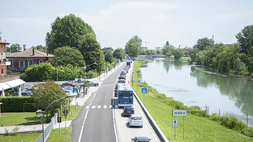 Traffico in entrata a Jesolo