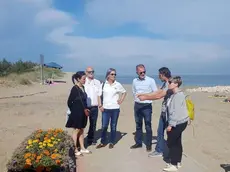 LAMANTEA - DINO TOMMASELLA - JESOLO - SOPRALLUOGO NELLA SPIAGGIA ZONA PINETA