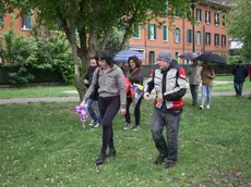 Foto Agenzia Candussi/ Scattolin/ Mestre, via Piave/ Gli assessori visitano il mercato di via Piave - nella foto Francesca Da Villa