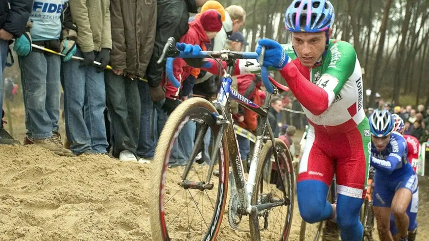 Enrico Franzoi durante una gara in Alto Adige