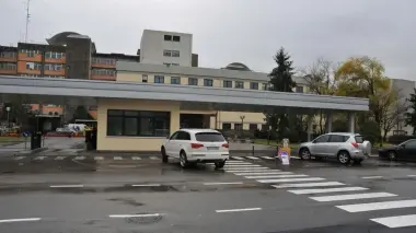 L’ingresso dell’ospedale civile di Portogruaro