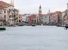 Interpress/Mazzega Morsego Venezia, 13.11.2013.- Sciopero Trasportatori, Canal Grande e Bacino San Marco liberi e senza moto ondoso.-