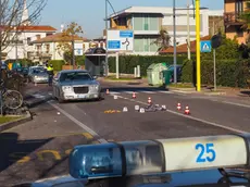 Fotoagenzia Candussi / Mion / SR245, Trevignano / incidente su strisce pedonali