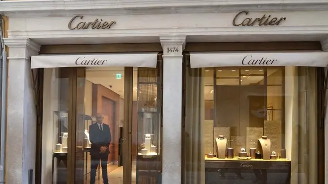 INTERPRESS/TAGLIAPIETRA. SAN MOISE' NUO NEGOZIO DI "CARTIER"