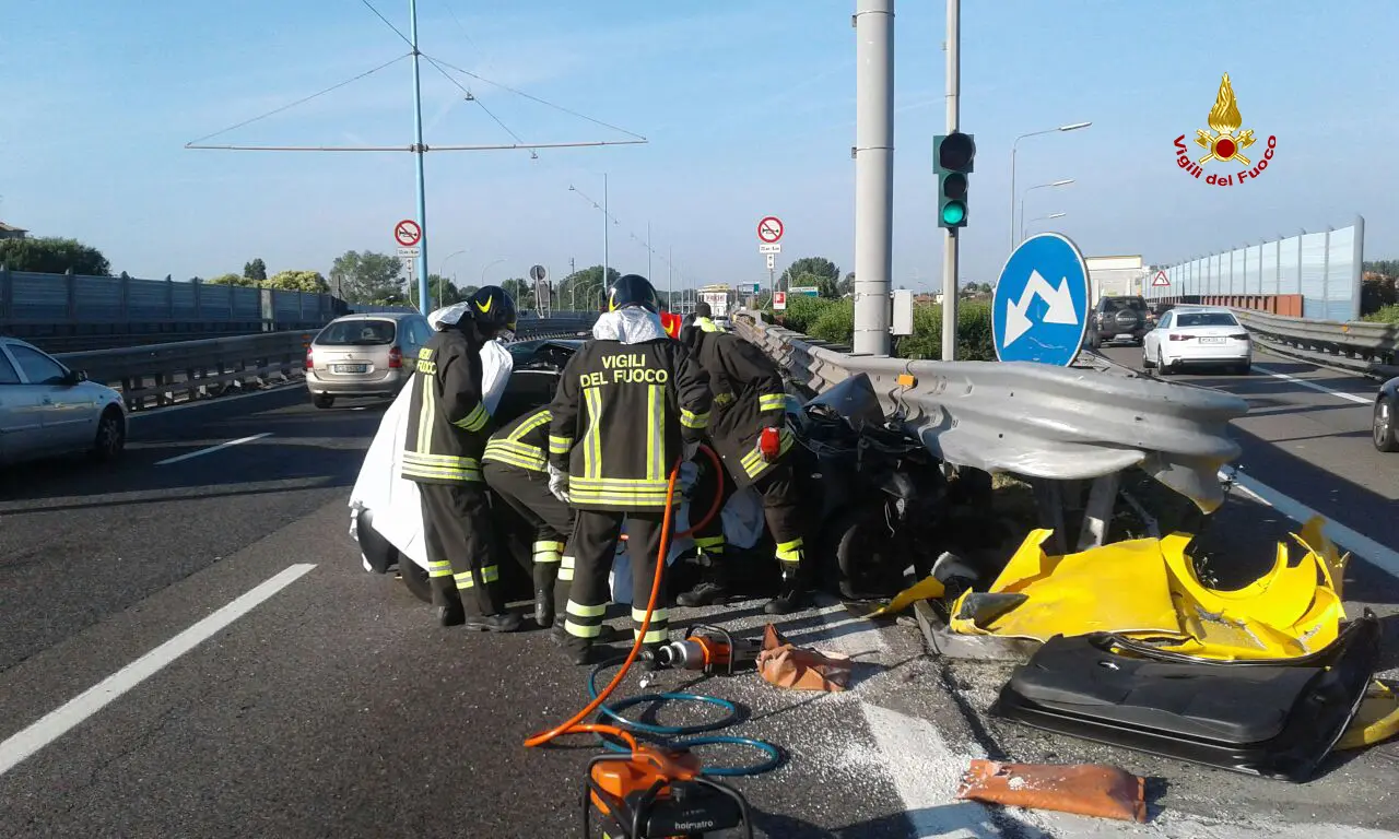 L'incidente mortale in tangenziale