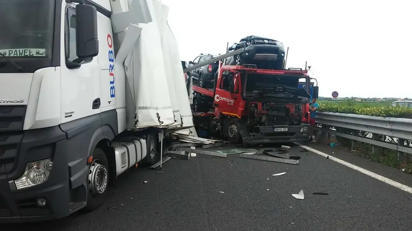 DE POLO - DINO TOMMASELLA - PORTOGRUARO - INCIDENTE AUTOSTRADA