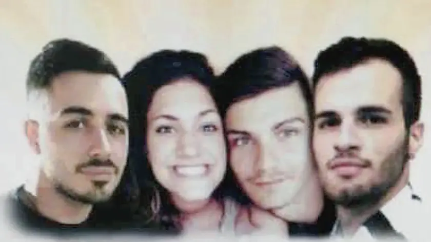 Da sinistra Riccardo Laugeni, Eleonora Frasson, Leonardo Girardi e Giovanni Mattiuzzo