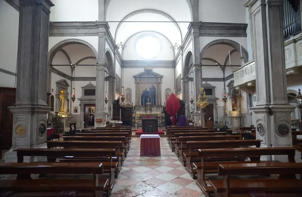 Interpress/Gf.Tagliapietra. 16.04.2019.- Chiesa di San Felice Cannaregio dove è avvenuto il furto sacrilego.