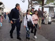 L'arresto di due borseggiatrici