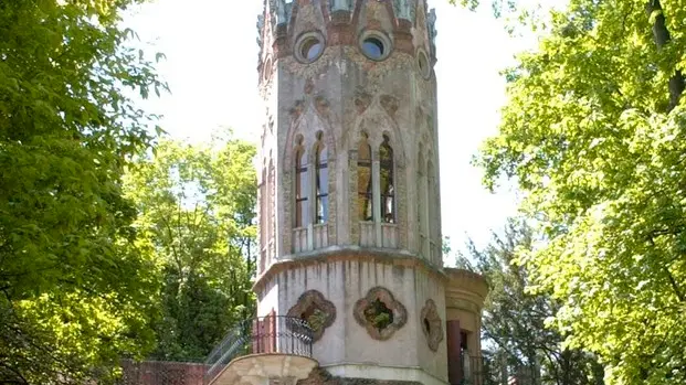 Mirano (Venezia):..Inaugurazione torretta del Belvedere all'interno del parco..06/05/2003 © Light Image studio..Morsego
