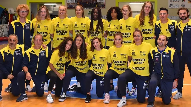 CRUCCU - DINO TOMMASELLA - SAN DONA' DI PIAVE -FESTA 50 ANNI IMOCO VOLLEY - squadra dellImoco volley San Donà (B/1 femminile)