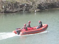 FERRO - FOTOPIRAN - PADOVA - PASSAGGIO BARCA VVDFFFIUME BRENTA RICERCHE PONTE DI BRENTA