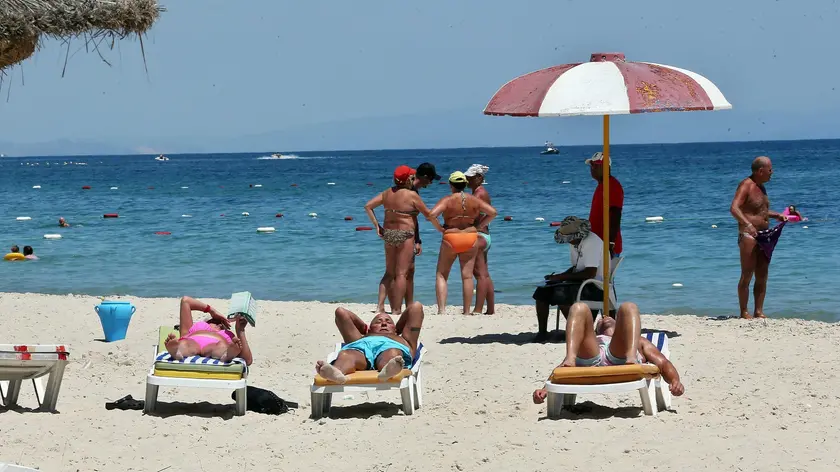 La spiaggia di Al Sousse, luogo del recente attentato in Tunisia