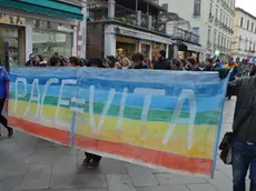 Interpress/M.Tagliapietra Venezia 29.11.2015.- Manifestazione per il Clima. Strada Nuova.