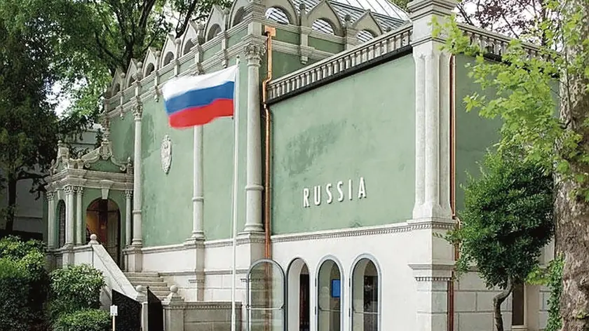 Il padiglione della Russia nei Giardini dell’Arsenale, sede delle esposizioni della Biennale