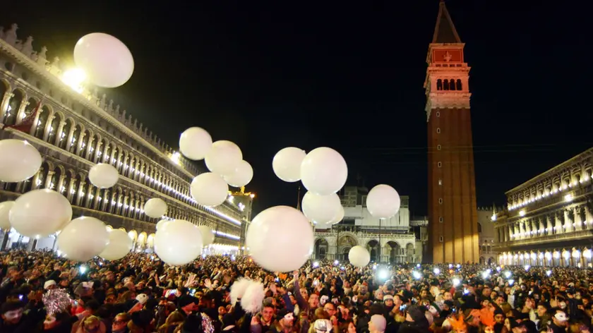 Un Capodanno affollato in Piazza San Marco