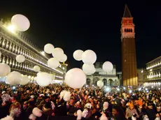 Un Capodanno affollato in Piazza San Marco