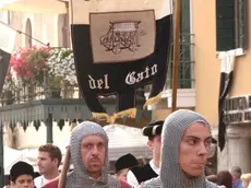 Noale (Venezia):..il palio cittadino, corteo storico..14/06/2003 © Light Image studio..Baschieri