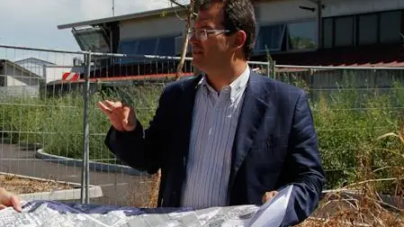 L’ormai ex assessore Renato Boraso su un cantiere pubblico