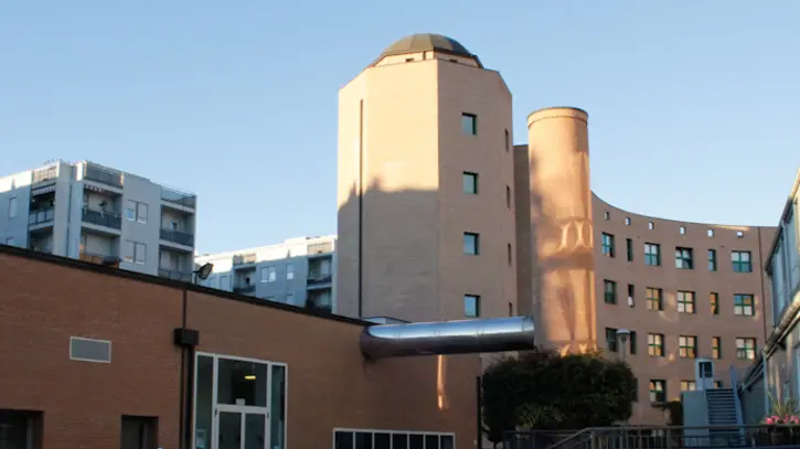 Inaugurazione "Residenza Giardino" presso antica Scuola dei Battuti in Via Spalti 1 Mestre. nella foto: l'edificio.