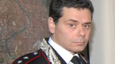L’ufficiale dei carabinieri Mario Marino e a destra Roberto Costalonga