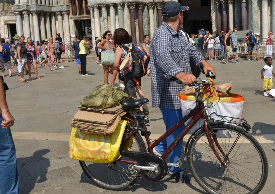 Interpress/Tagliapietrai Venezia, 11.08.2015.- Turismo Piazza San Marco