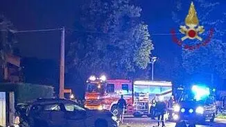La scena dell'incidente com'è apparsa ai primi soccorritori