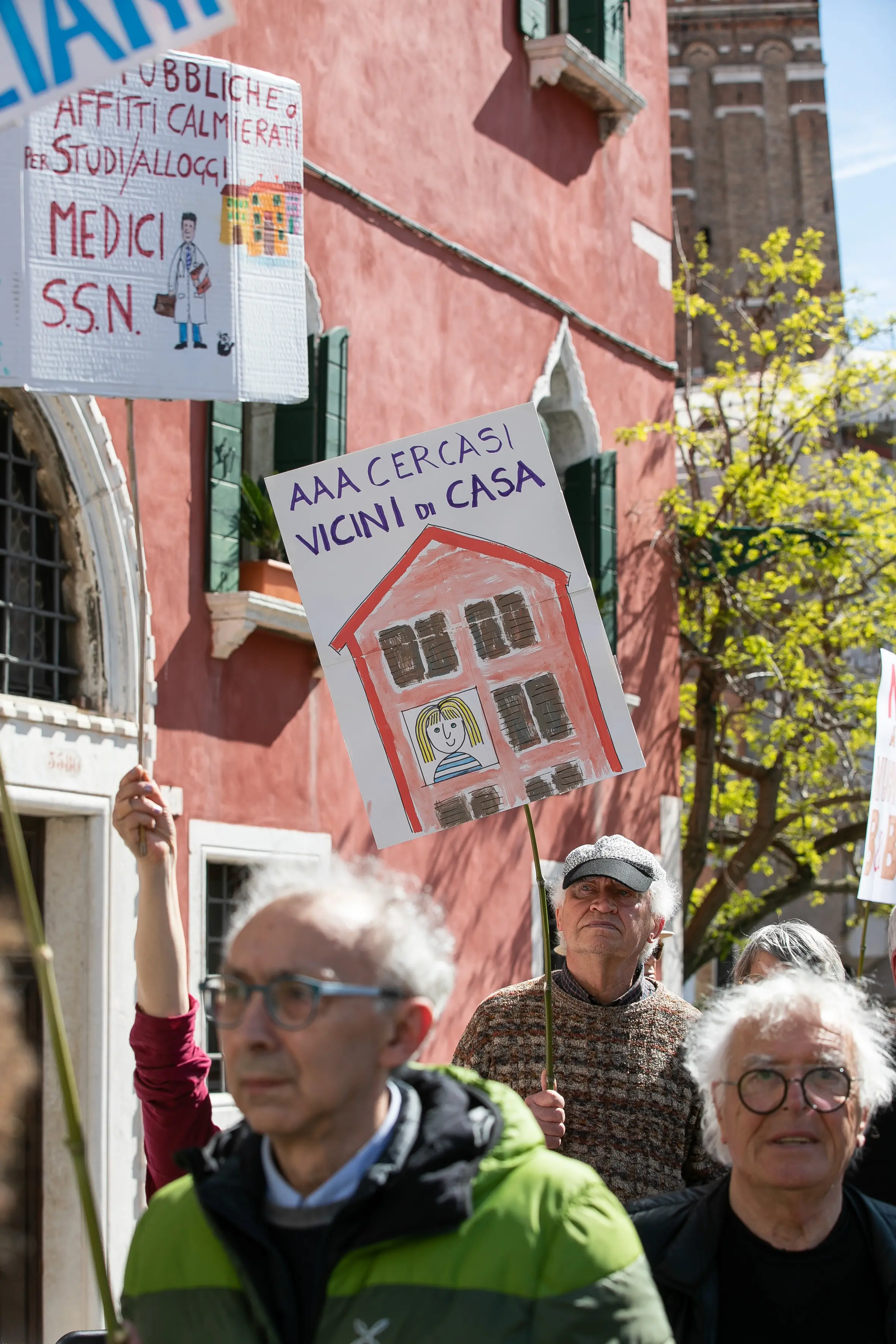 Venezia, sant angelo. 16.4.23 Manifestazione per la salvaguardia di Venezia