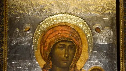 Interpress/M.Tagliapietra Venezia 05.11.2016.- Presentazione del restauro della rizza argentea dell'Icona della Madonna della Salute. Patriarca Francesco Moraglia.