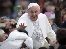 13/11/2013 ittà del vaticano, Piazza San Pietro, udienza generale del mercoledì con papa Francesco