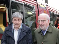 Il sindaco inaugura la tratta Mestre-Marghera del tram nella foto arrivo del tram in piazza Sant'Antonio