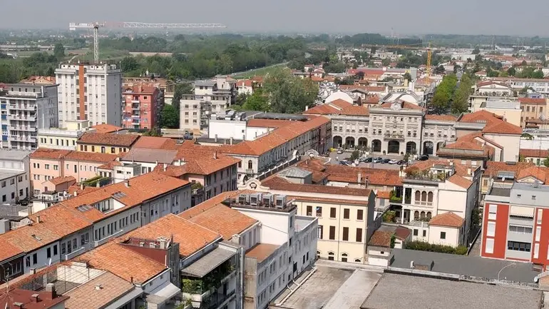 VATRELLA - DINO TOMMASELLA - SAN DONA' DI P. - VEDUTE PANORAMICHE DALL'ALTO