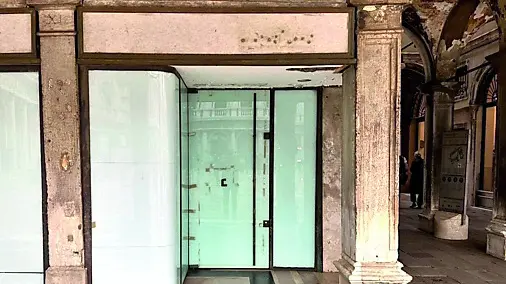 L’ex negozio Markus in piazza San Marco a Venezia