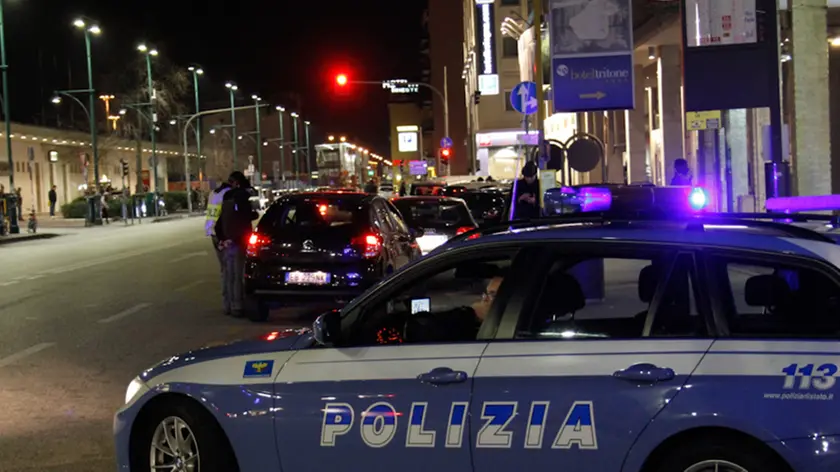 Polizia alla stazione di Mestre