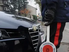 voghera controllo carabinieri via lomellina - simbolo posto di blocco