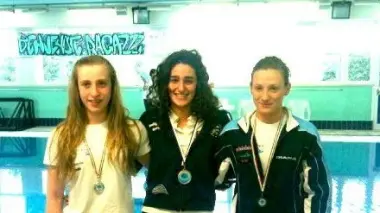 REALTA’. Ilaria Di Spirito (al centro) è la nuova campionessa regionale categoria Ragazze