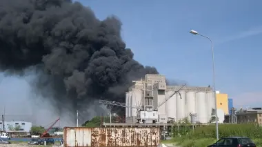 L’incendio alla Bunge avvenuto a maggio del 2005